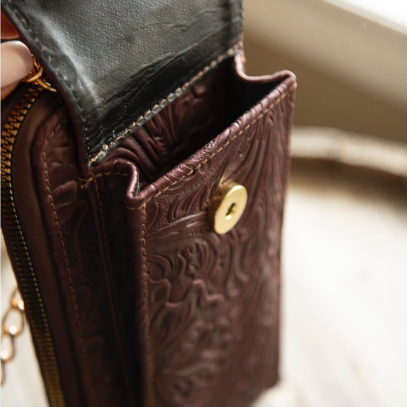 Genuine leather wallet-bag crossover bag - Picture 13 of 14